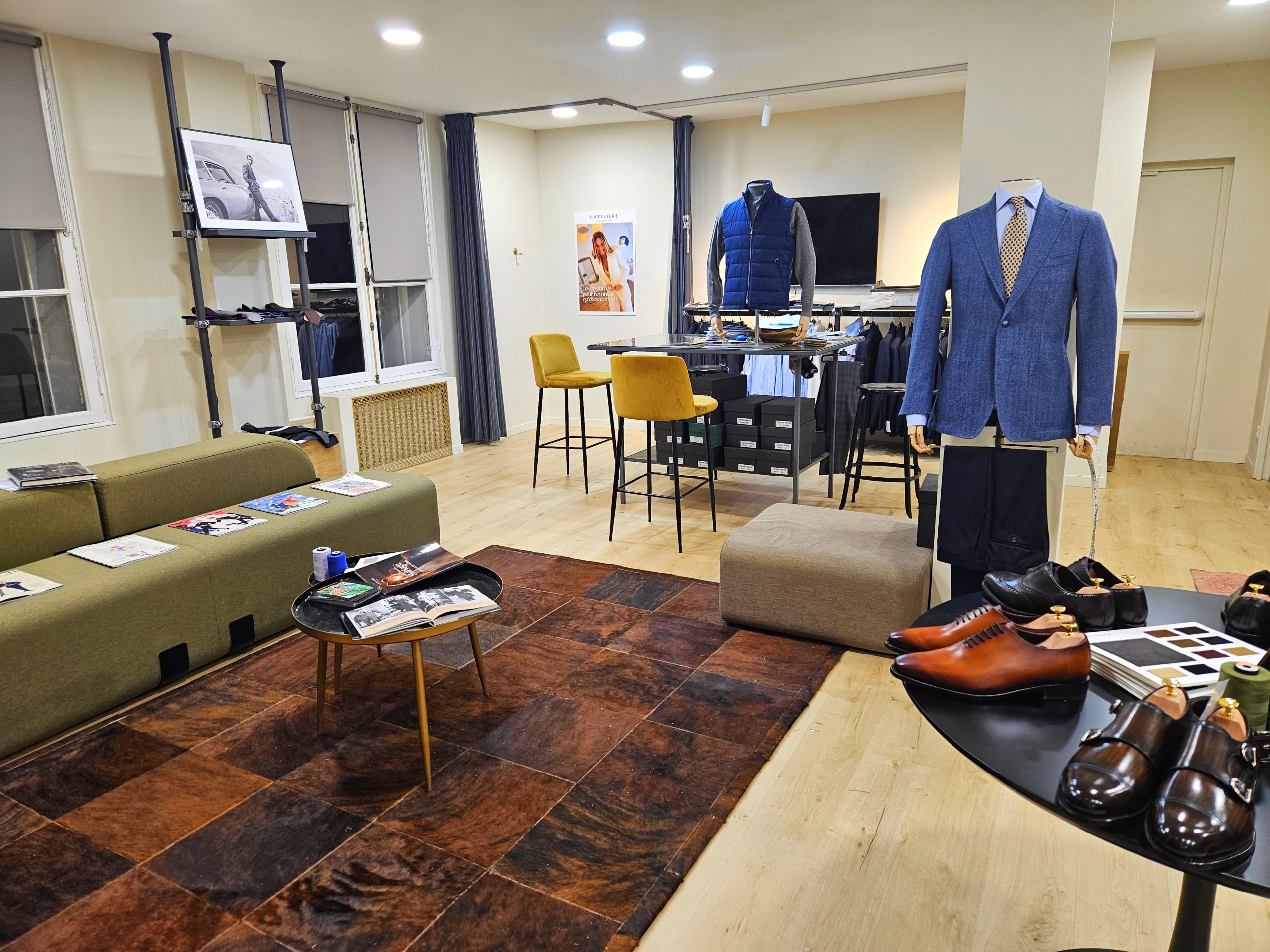Intérieur de la boutique de Paris de L'Atelier 5
